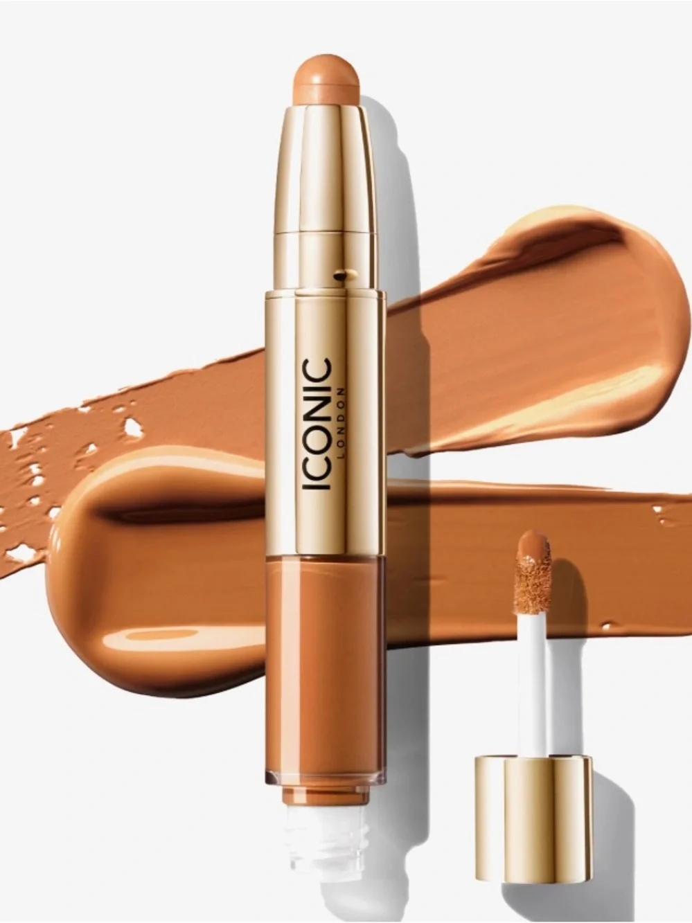 ICONIC London Radiant Concealer & Brightening Duo in Warm Deep 3ml/2.5g NEW